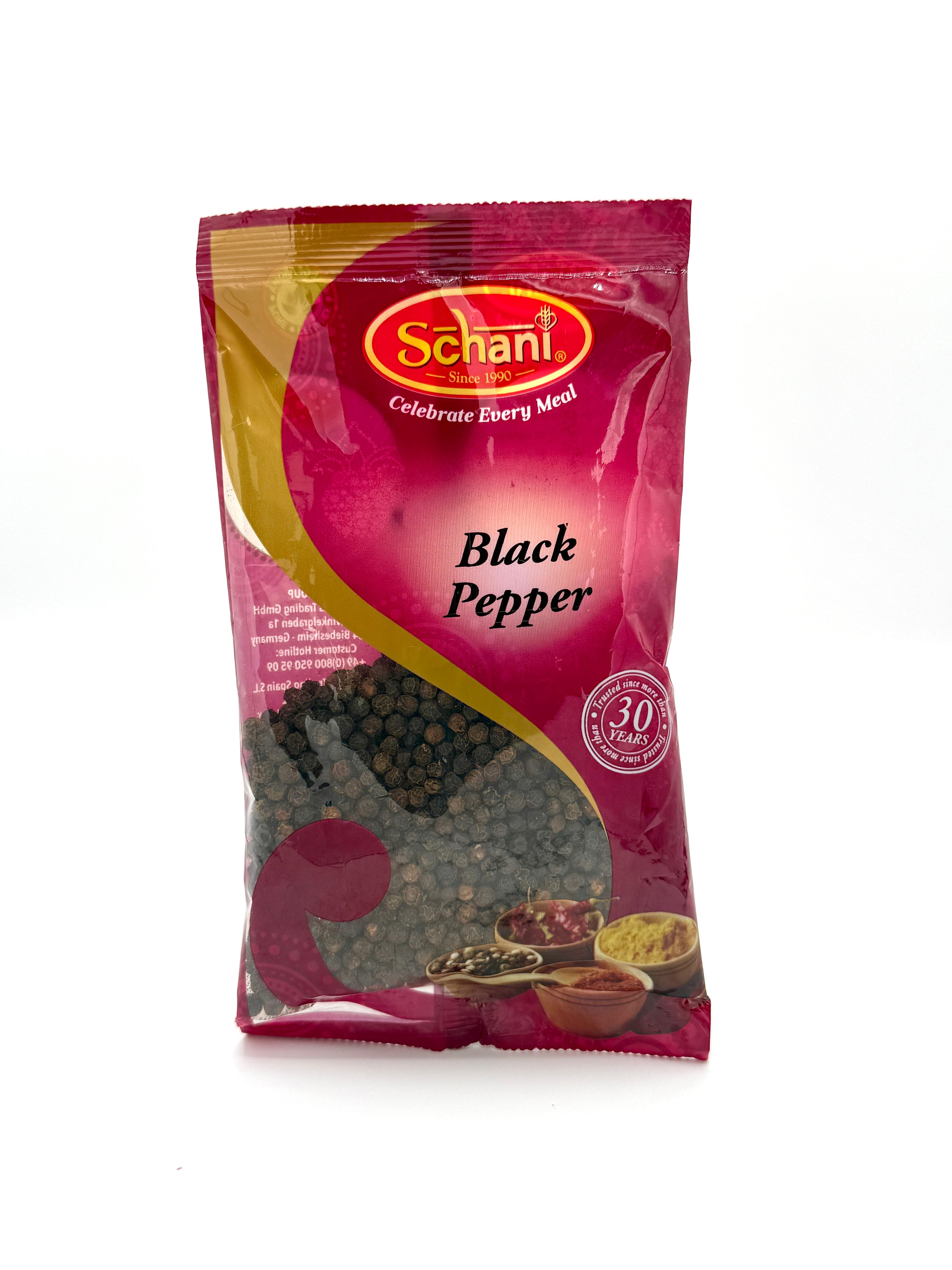 Schwarze Pfefferkörner