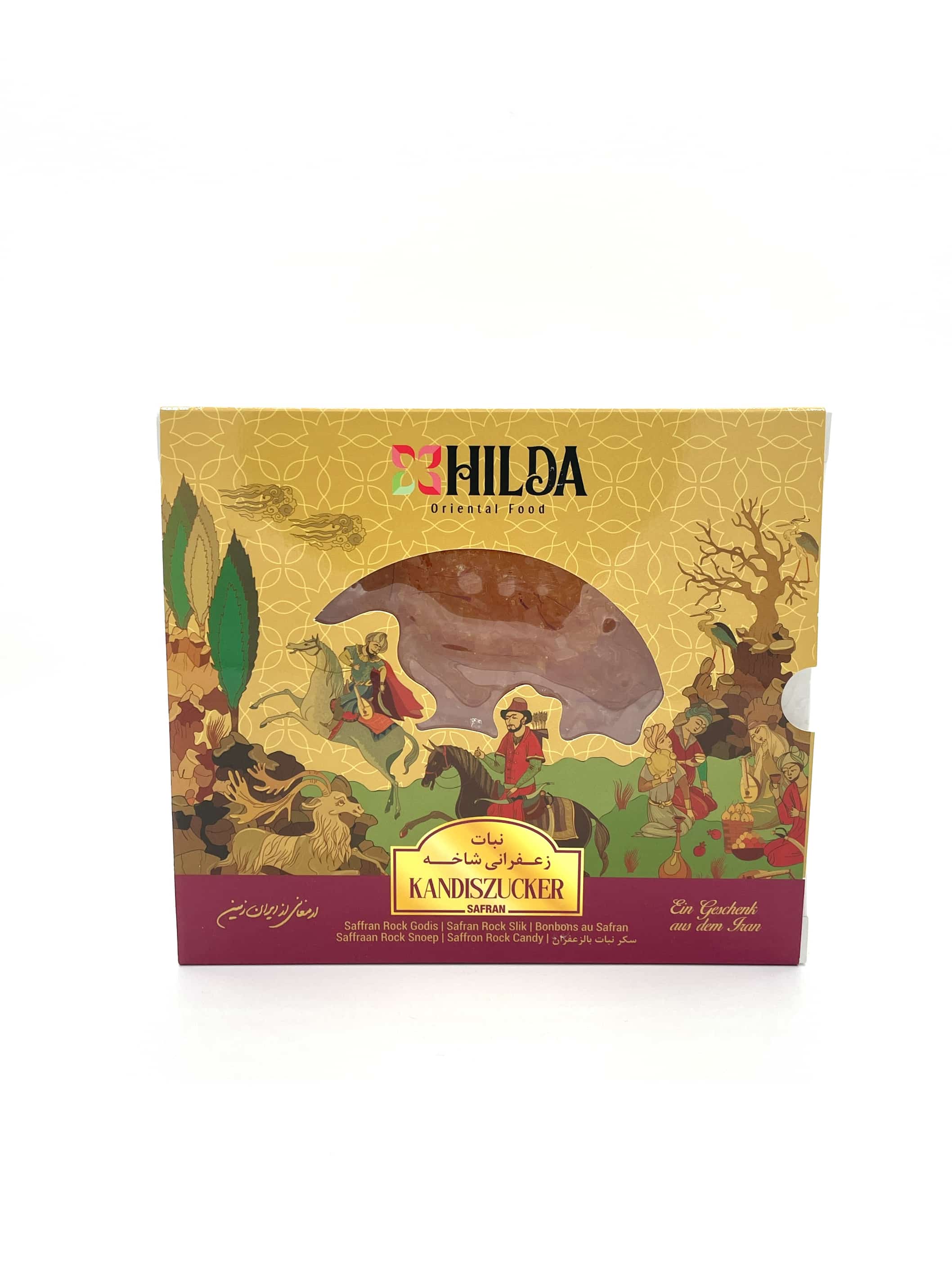 Kandis mit Safran (Nabat)