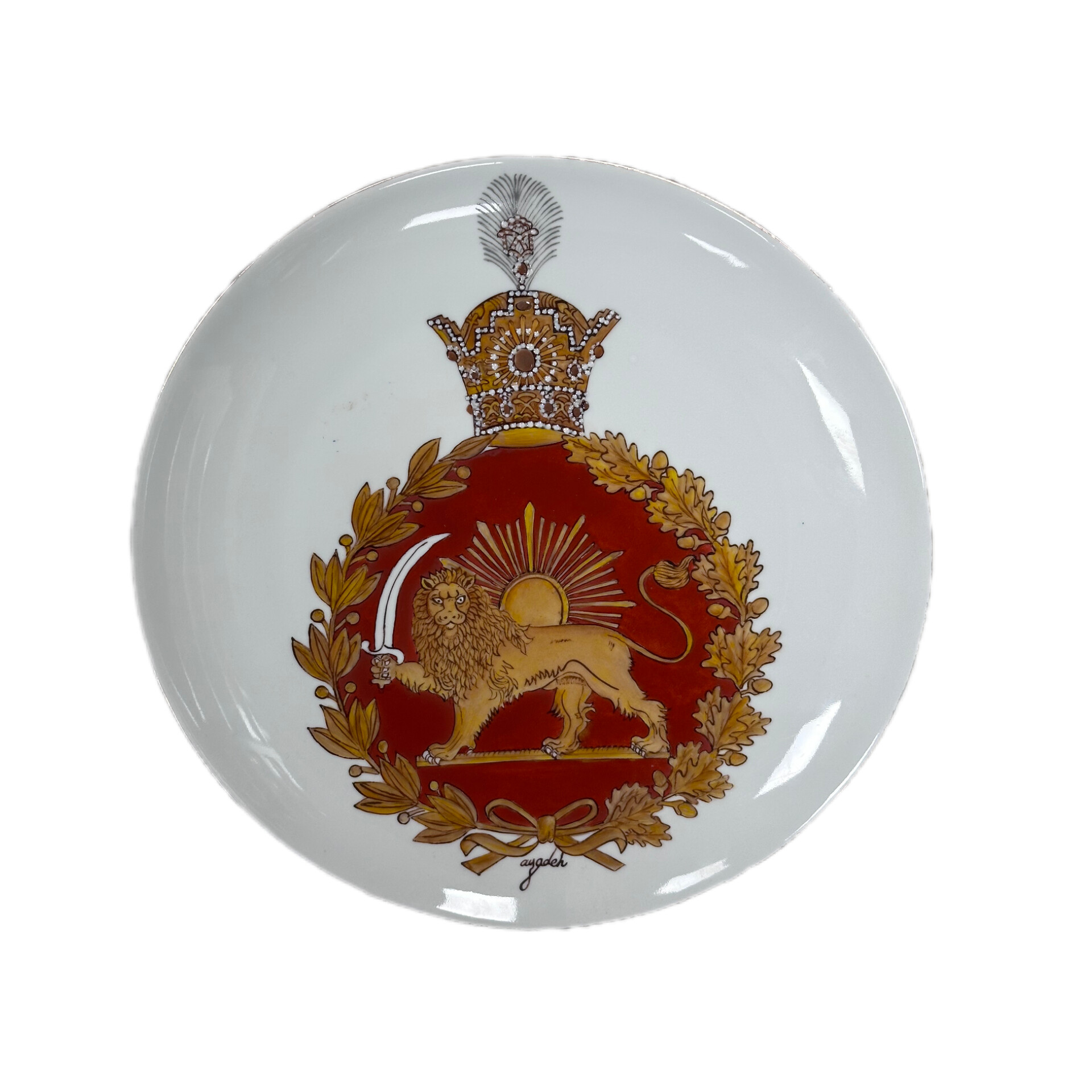 Shir o Khorshid Handgemachte Wandteller