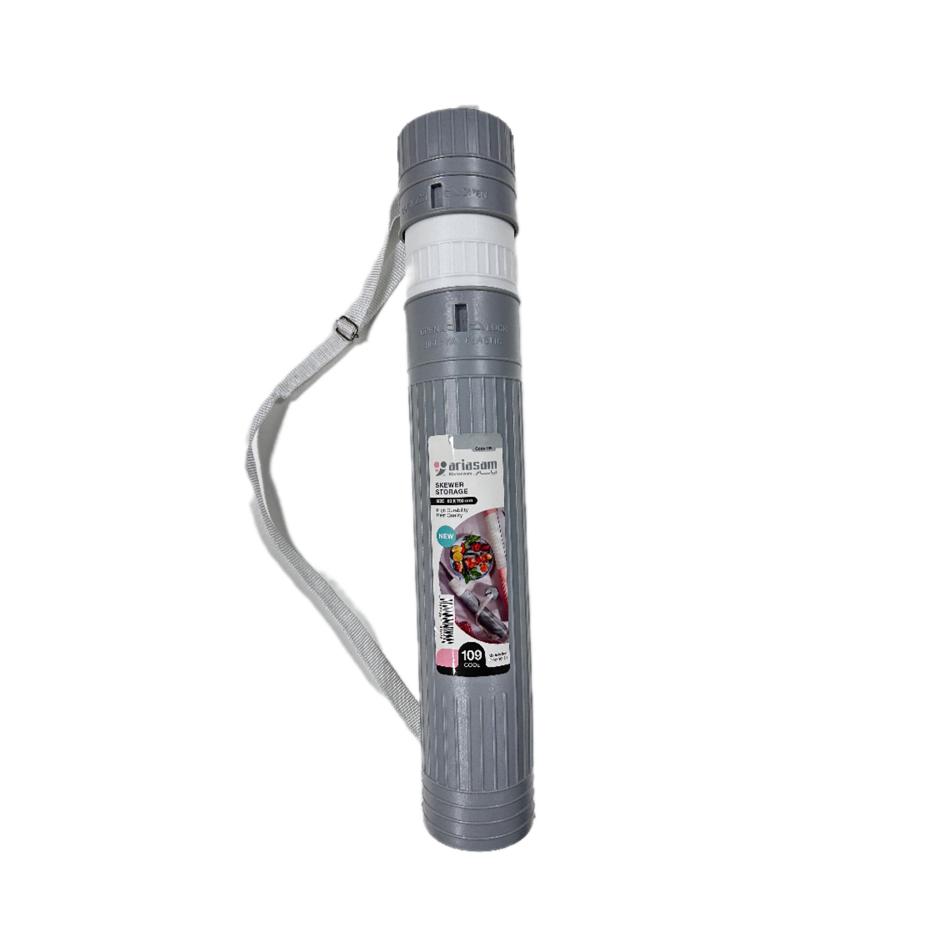 Spieß Tasche/Behälter Plastik Grau